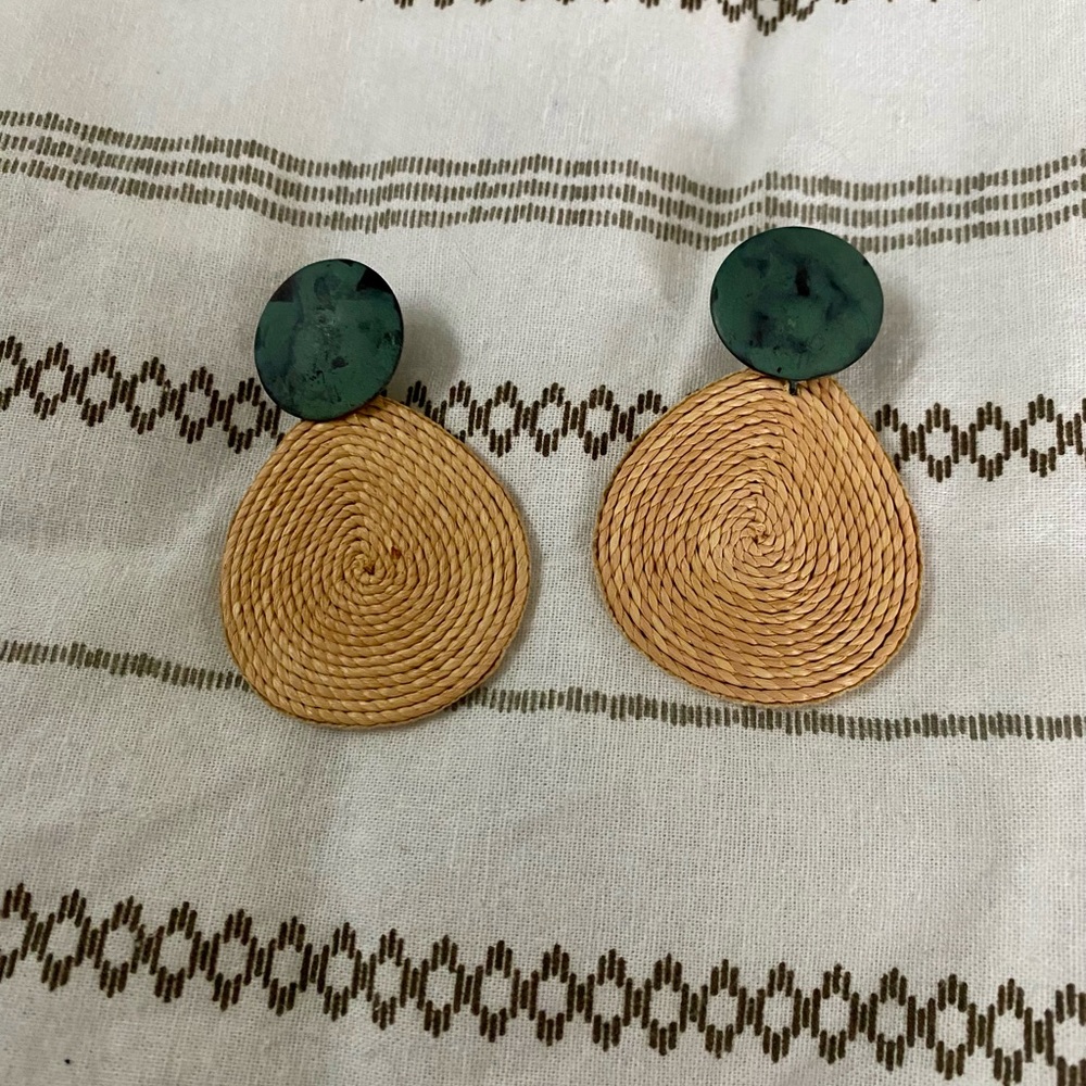 Elegant Woven Drop Earrings Noonday Collection